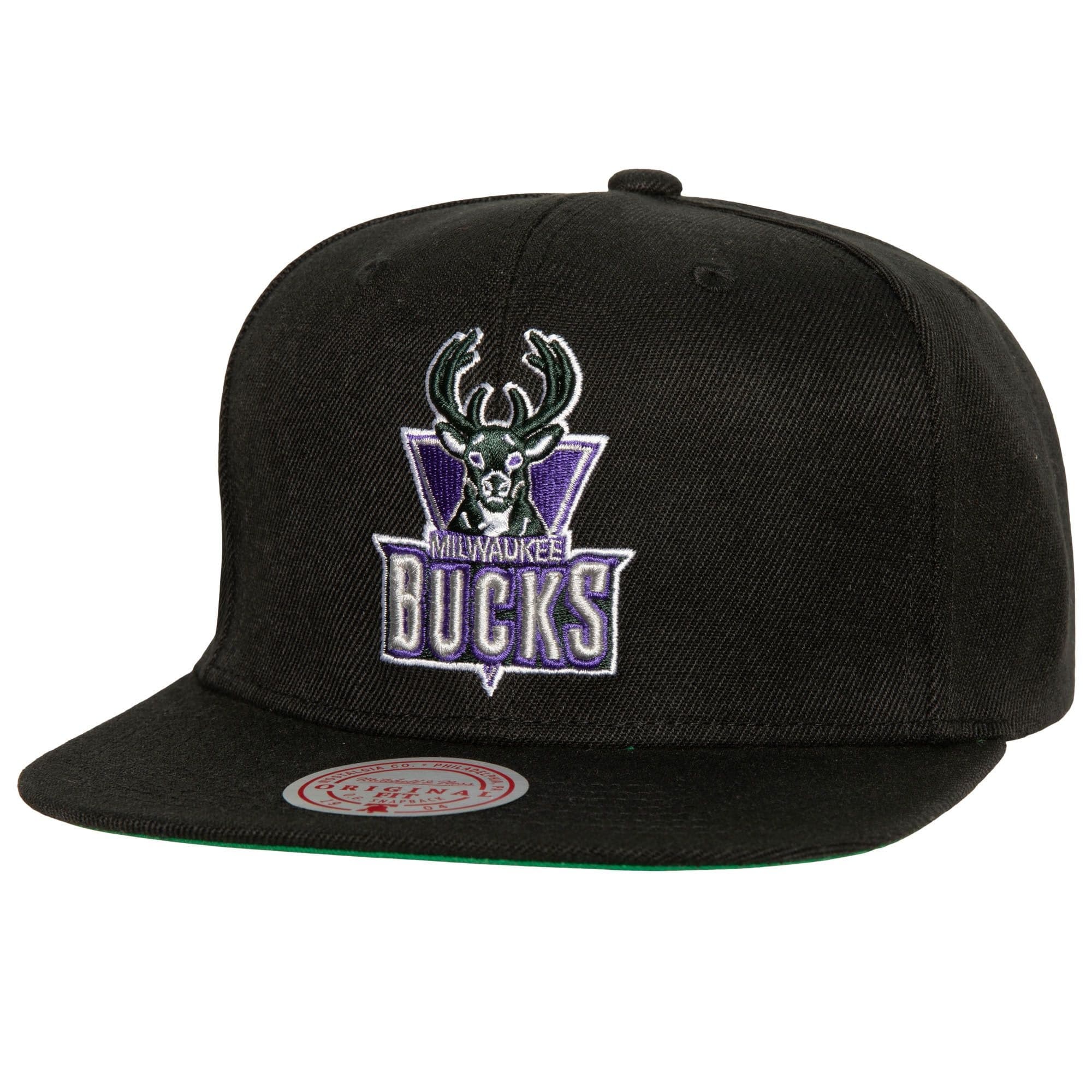 Бейсболка Mitchell & Ness Side Jam Snapback HWC Milwaukee Bucks Hat