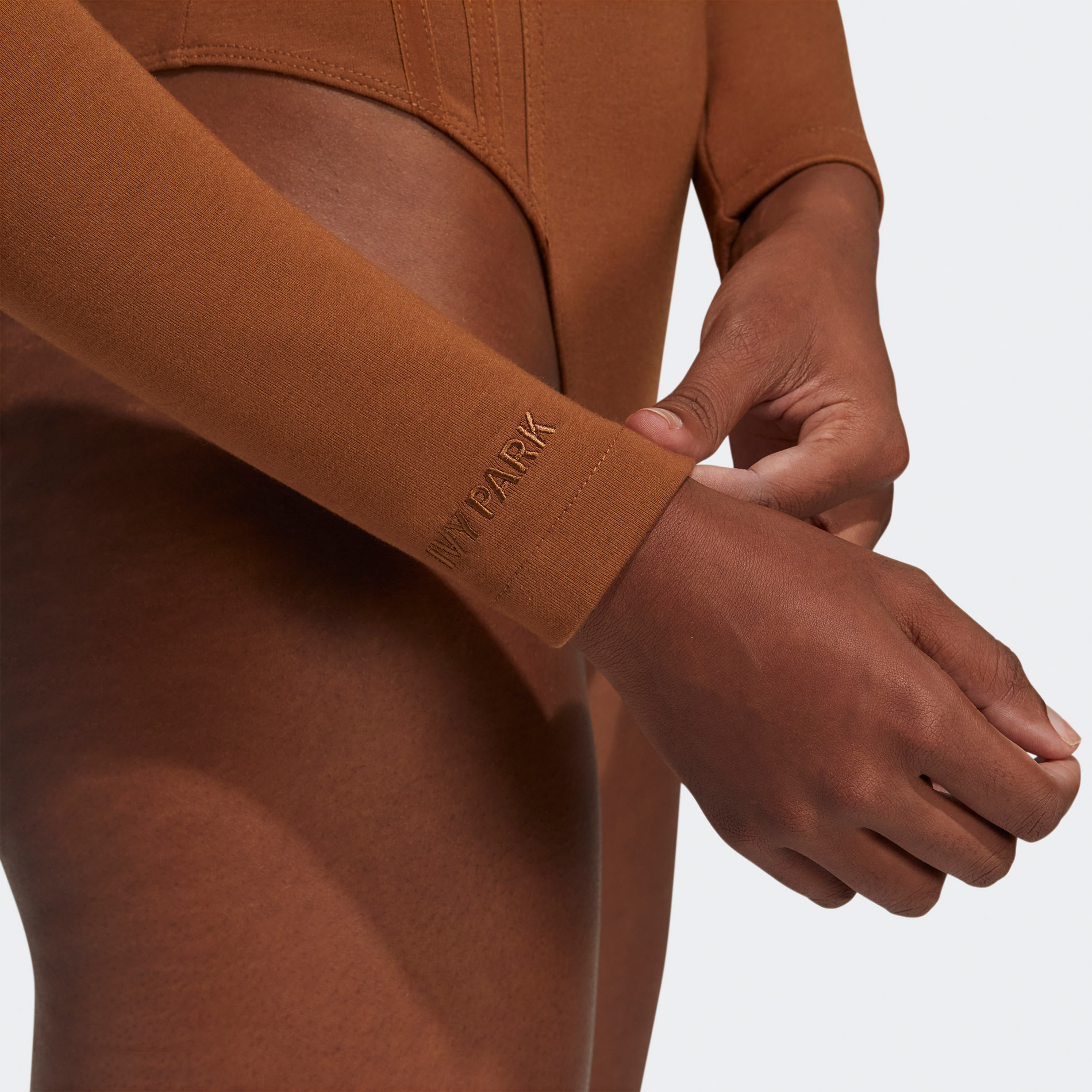 Боди adidas Ivy Park 3-Stripes Bodysuit Wild Brown