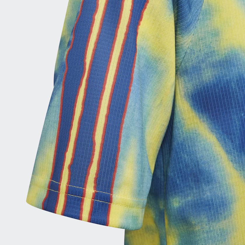 Баскетбольная футболка adidas Arsenal Human Race Kids Jersey Eqt Yellow/Collegiate Navy
