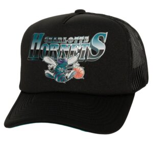 Mitchell-Ness-Rock-On-Trucker-HWC-Charlotte-Hornets-Hat-300x300