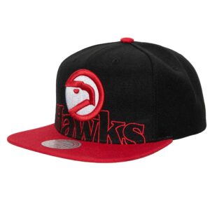Mitchell-Ness-Low-Big-Face-Snapback-HWC-Atlanta-Hawks-Hat-300x300