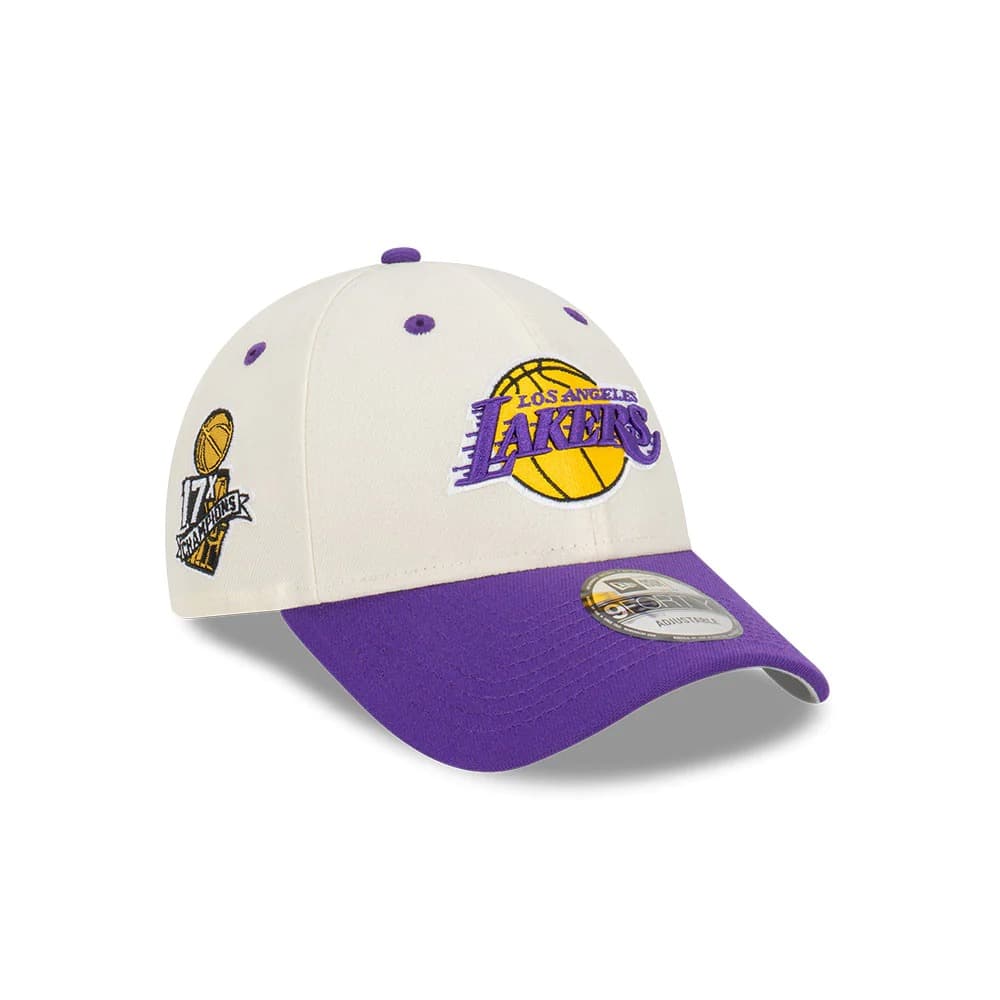 Бейсболка New Era Los Angeles Lakers Champs 9FORTY Two Tone NBA Snapback Hat