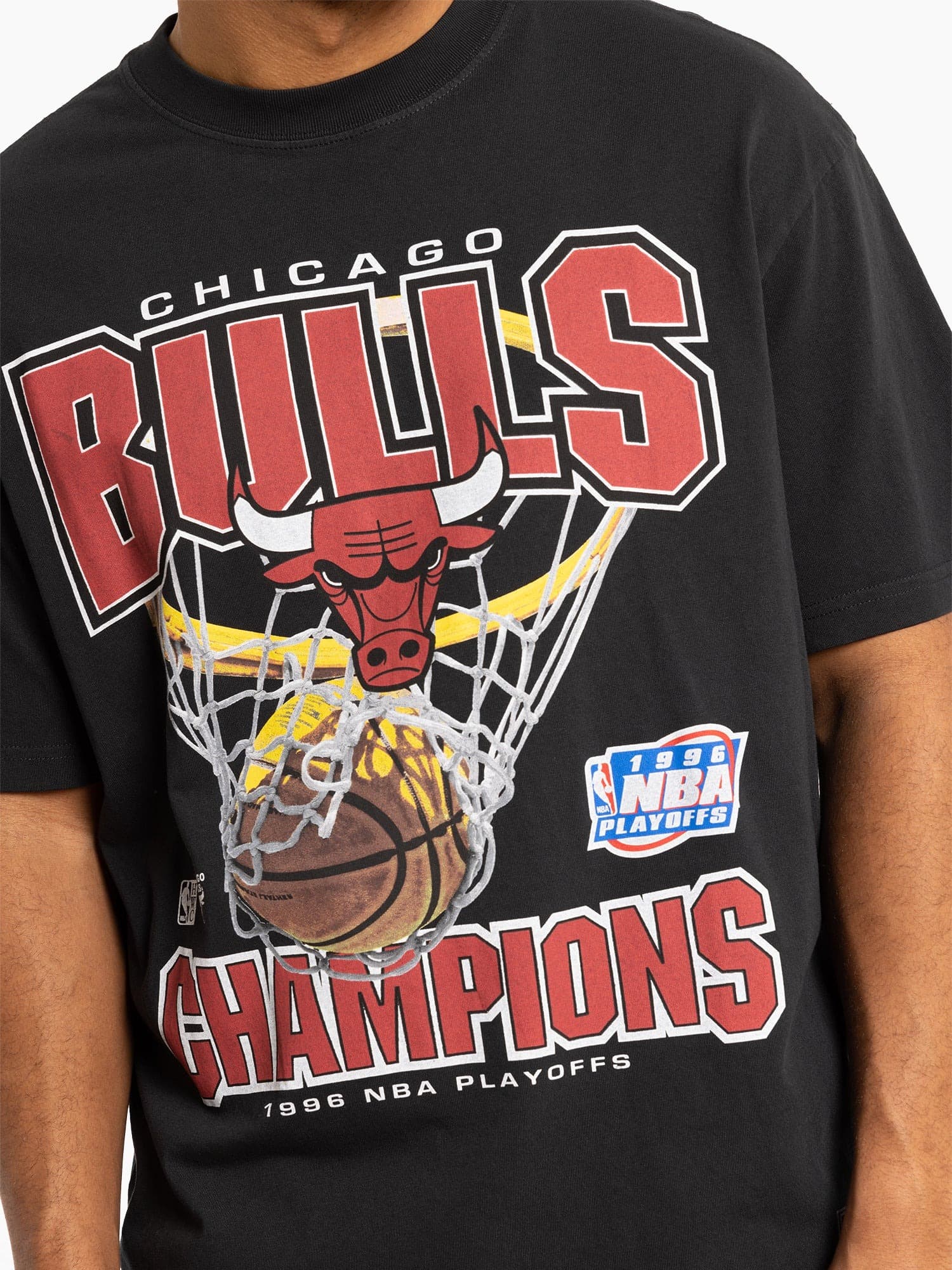 Футболка Mitchell & Ness Chicago Bulls Nothin’ But Net Black Vintage T-Shirt