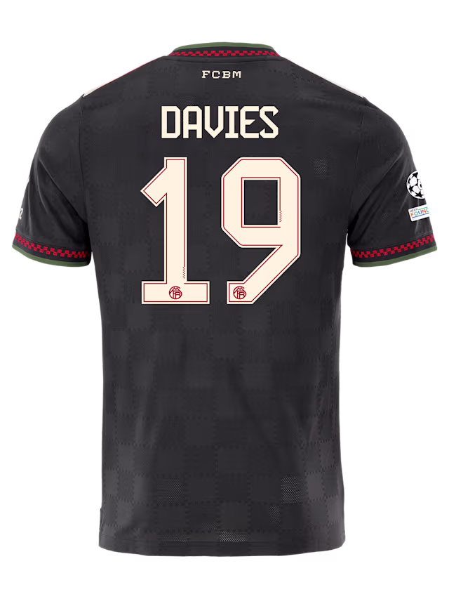 Футбольное джерси FC Bayern Munich Authentic UCL Jersey 25-26 DAVIES 19