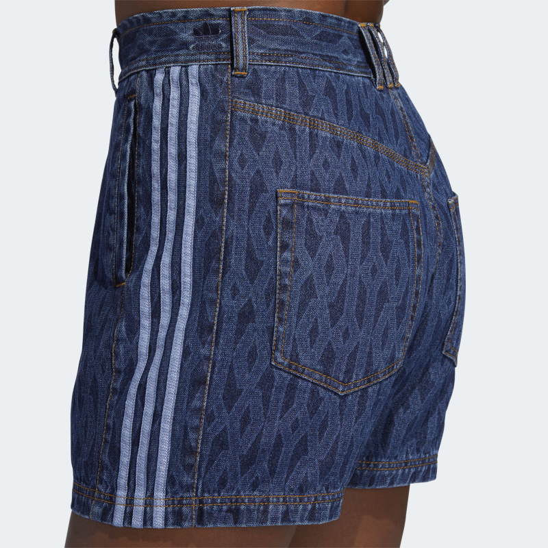 Спортивные шорты adidas Ivy Park Monogram Denim Shorts (All Gender) Dark Denim