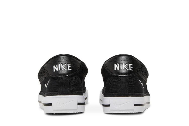 Кроссовки Nike Court Legacy Slip 'Black White'