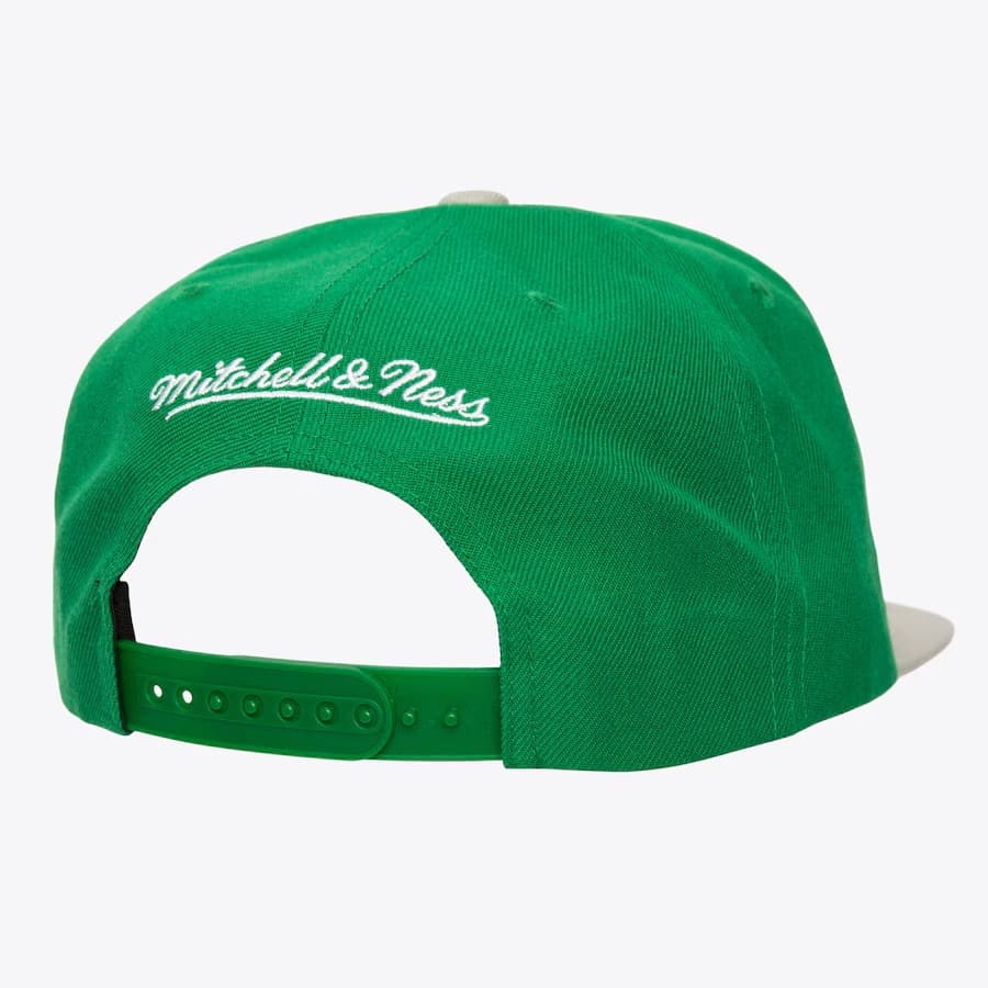 Бейсболка Mitchell & Ness Kelly Green Gray Philadelphia Eagles Team 2 Tone 2.0 Snapback Hat