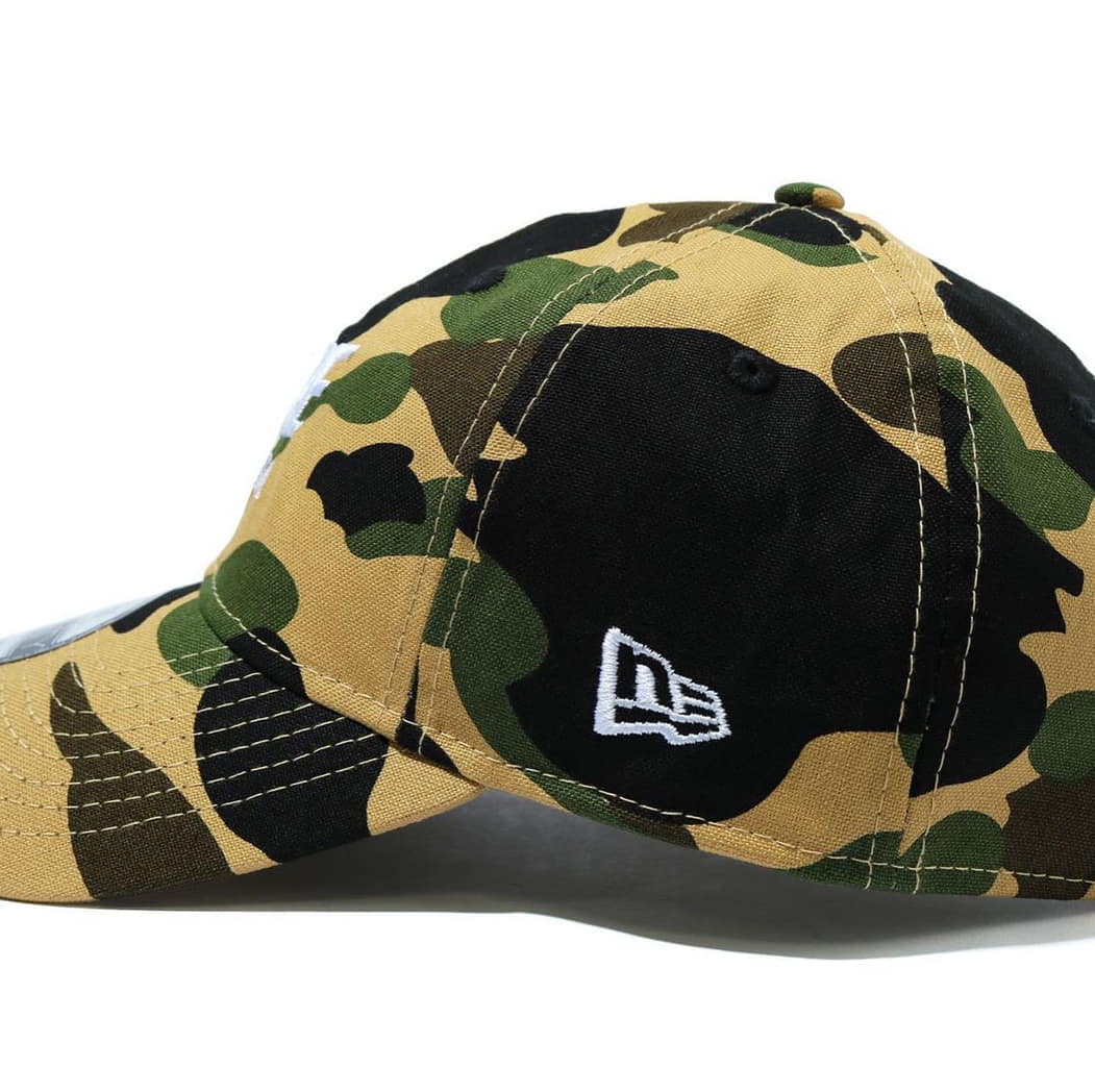 Бейсболка BAPE 1St Camo Bape STA New Era Panel Cap Yellow