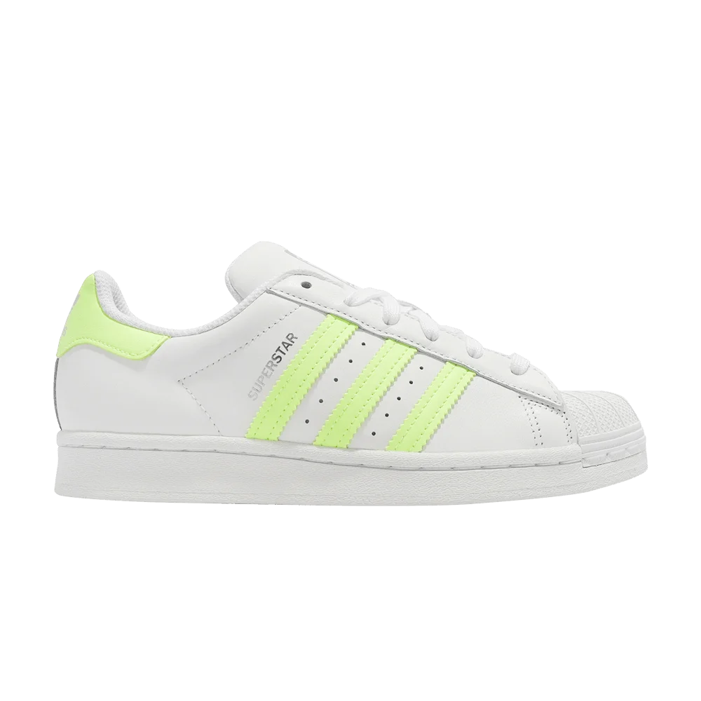 Кроссовки Adidas Wmns Superstar 'White Hi-Res Yellow'