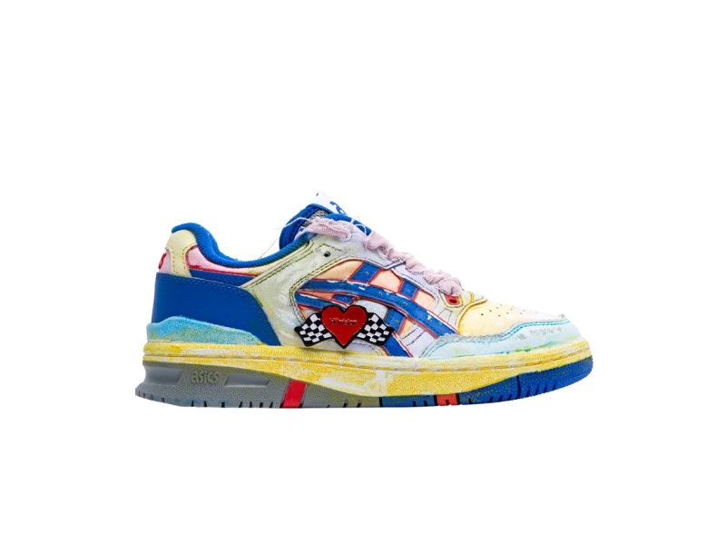 Кроссовки (di)vision x Asics EX89 Crafts For Mind – Rainbow Pink