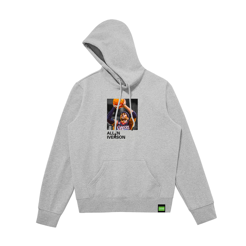 Худи 2020 Kalan Allen Iverson Hoodie Grey