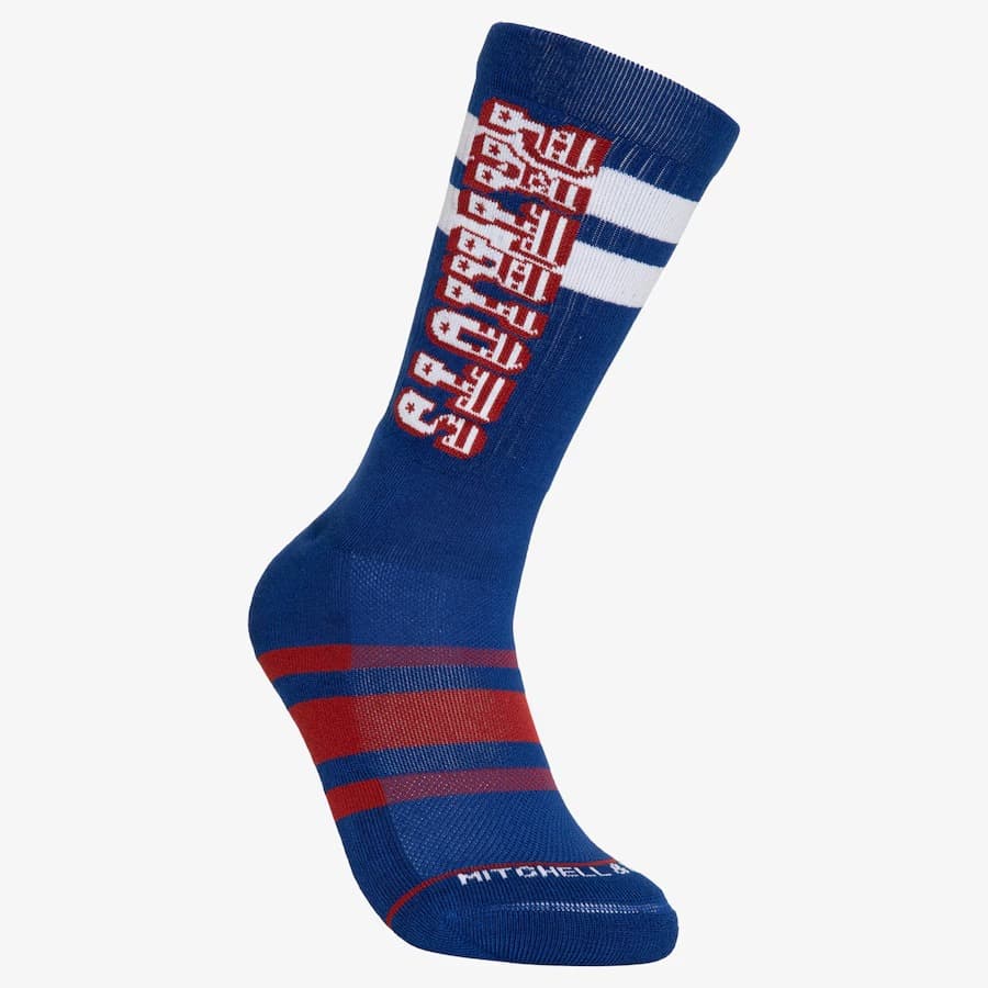 Спортивные носки Mitchell & Ness New England Patriots Lateral Crew Socks