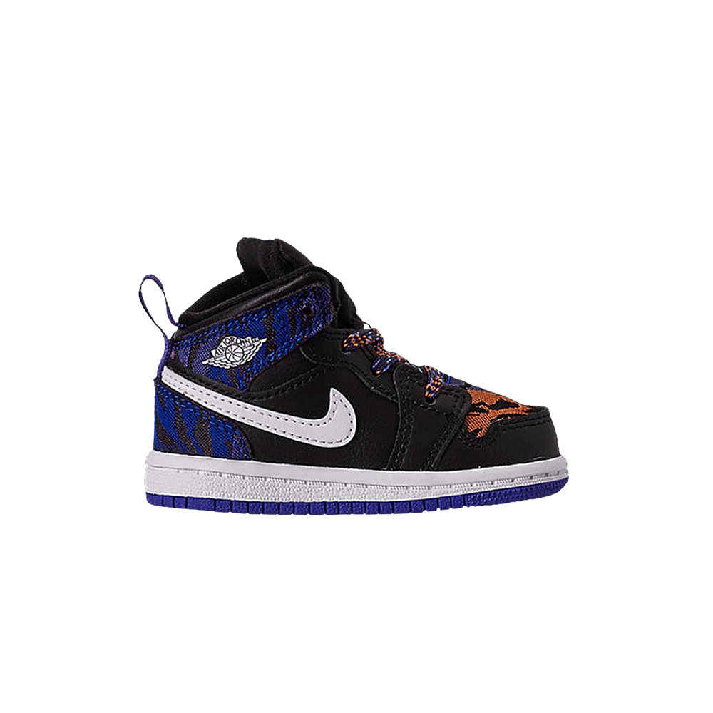 Кроссовки Air Jordan 1 Mid SE TD 'Tiger Stripe'