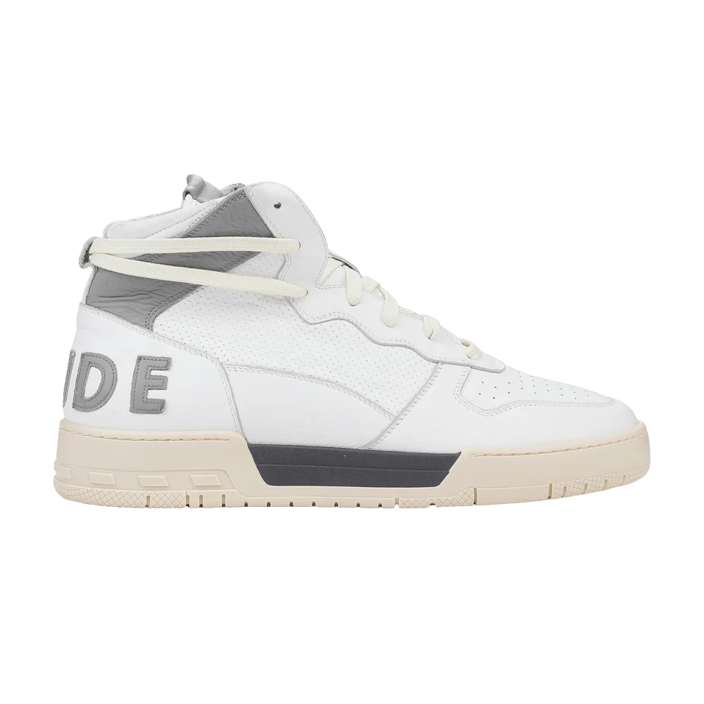 Krossovki-Rhude-Rhecess-Mid-White-Grey