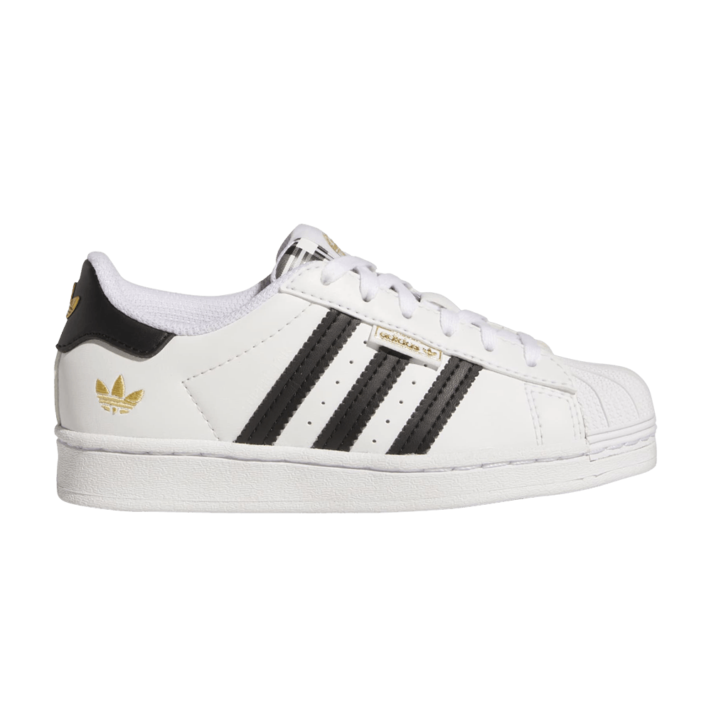 Кроссовки Adidas Superstar Little Kid 'Graphic Pop - White Black'