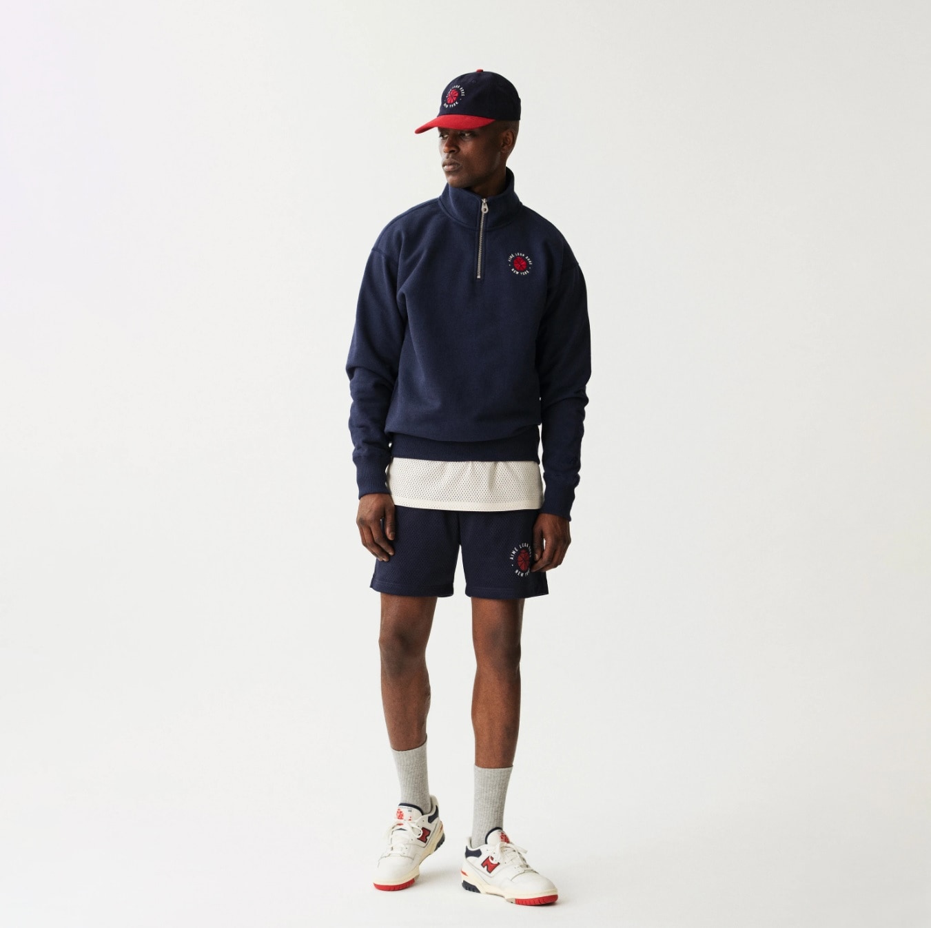 Спортивные носки Aime Leon Dore x New Balance Crew Sock Grey