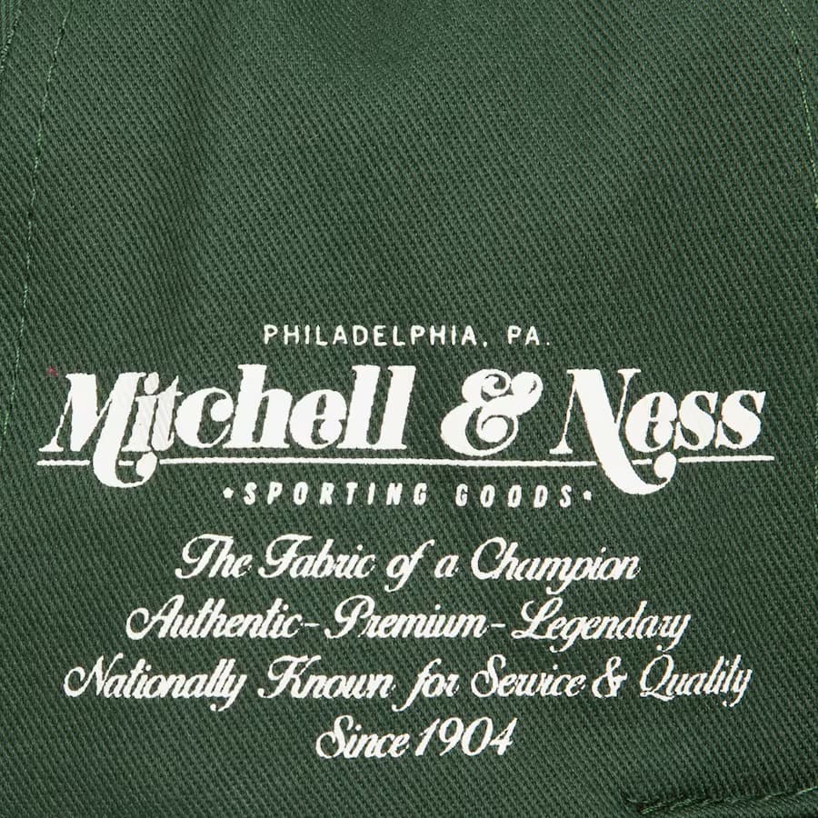 Бейсболка Mitchell & Ness Green Heritage OG Snapback Hat