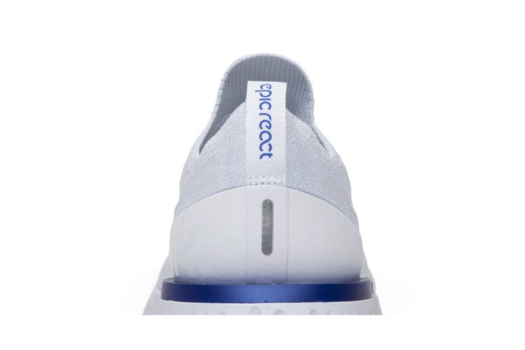 Кроссовки Nike Epic React Flyknit 'White Racer Blue'