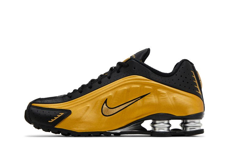 Кроссовки Nike Wmns Shox R4 'Black Metallic Gold'