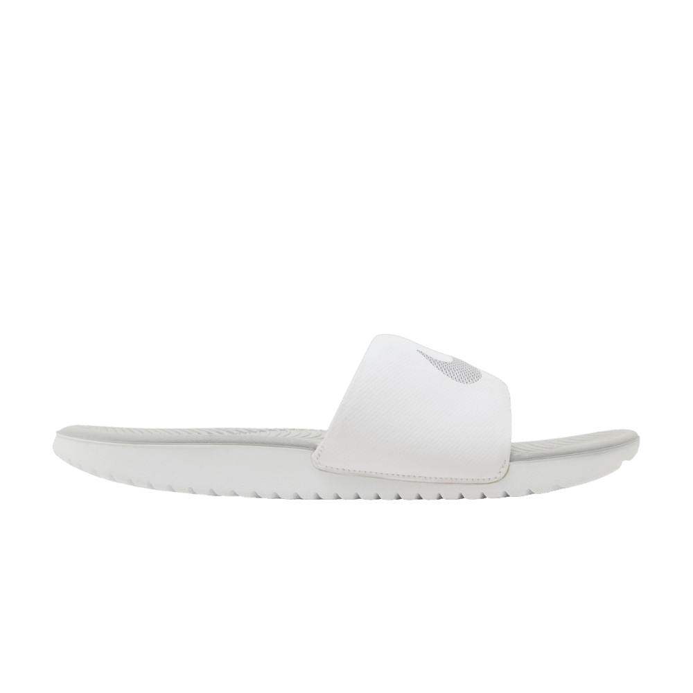 Nike Wmns Kawa Slide 'White Metallic Silver'
