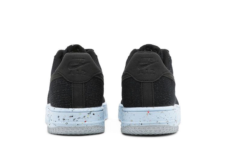Кроссовки Nike Air Force 1 Crater Flyknit 'Black Chambray Blue'