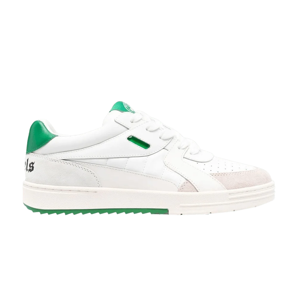 Krossovki-Palm-Angels-Palm-University-Low-White-Green-1