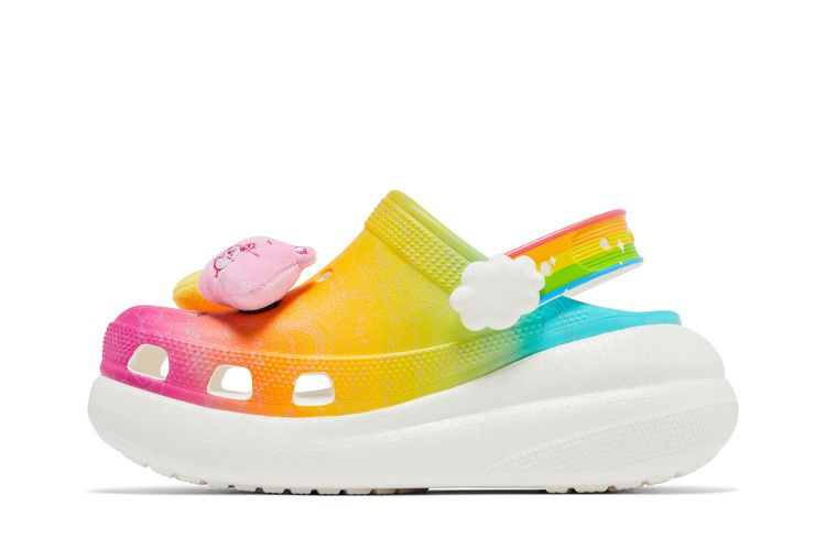 Кроссовки Crocs Care Bears x Wmns Crush Clog 'Rainbow'