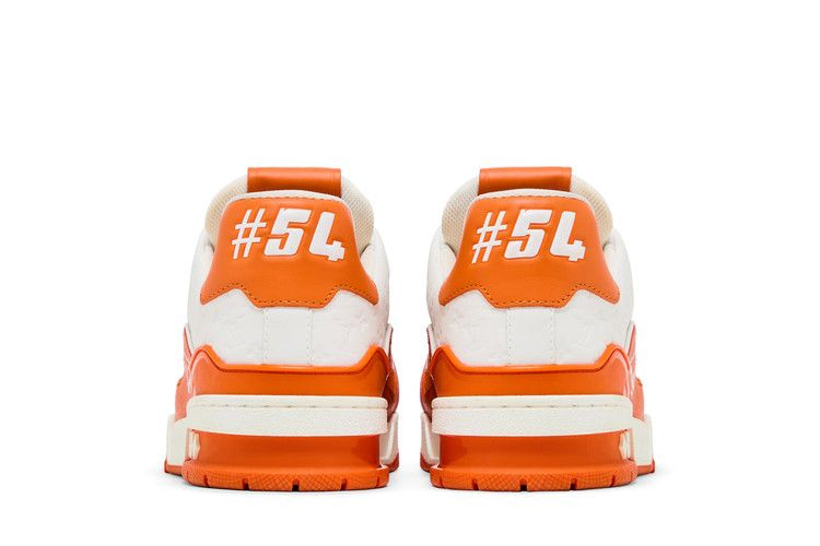 Кроссовки Louis Vuitton Trainer Low 'Orange Monogram'