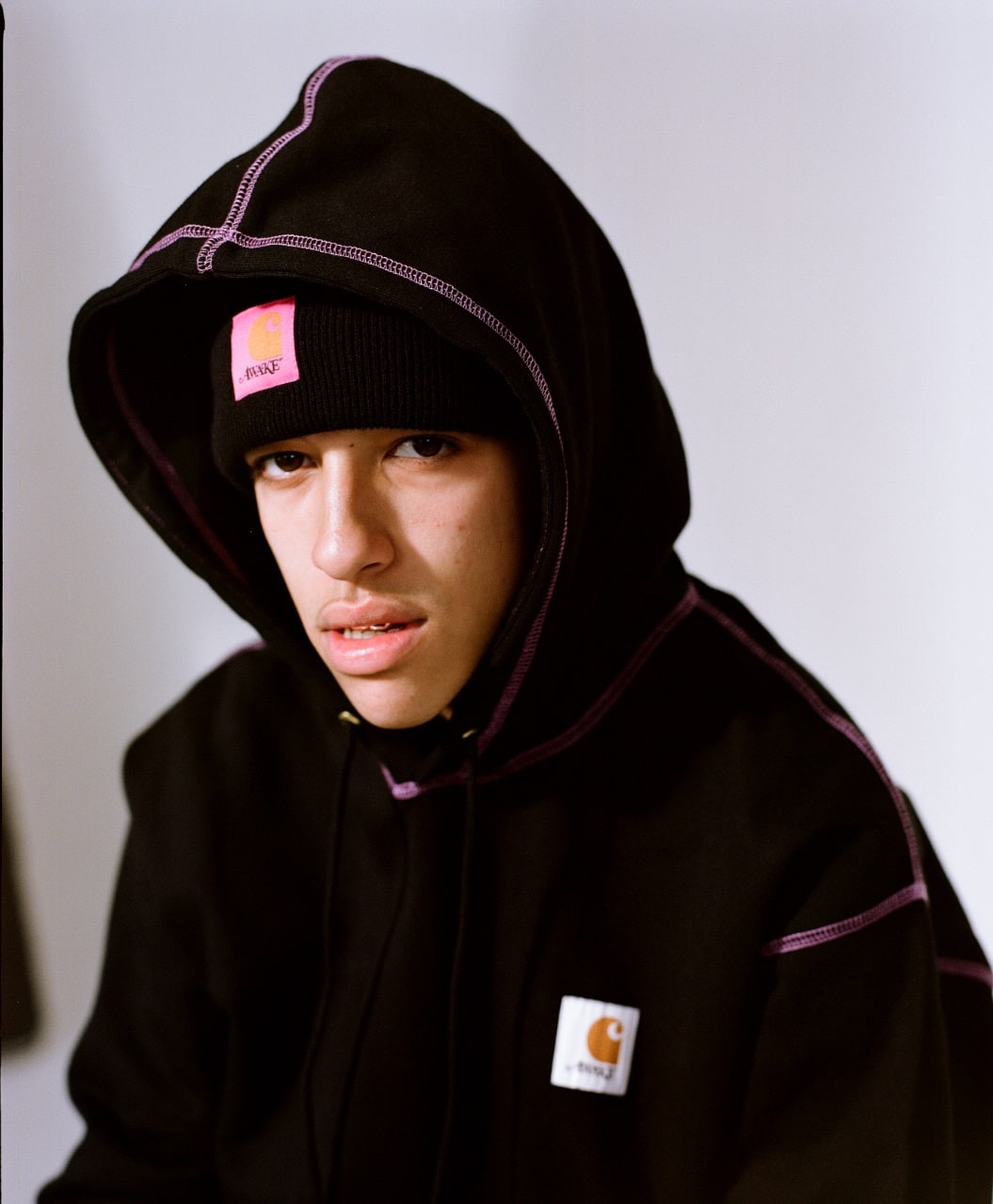 Шапка Awake x Carhartt WIP Beanie Black