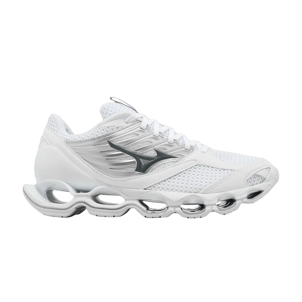 Кроссовки Mizuno Wave Prophecy 13 S 'White Silver'