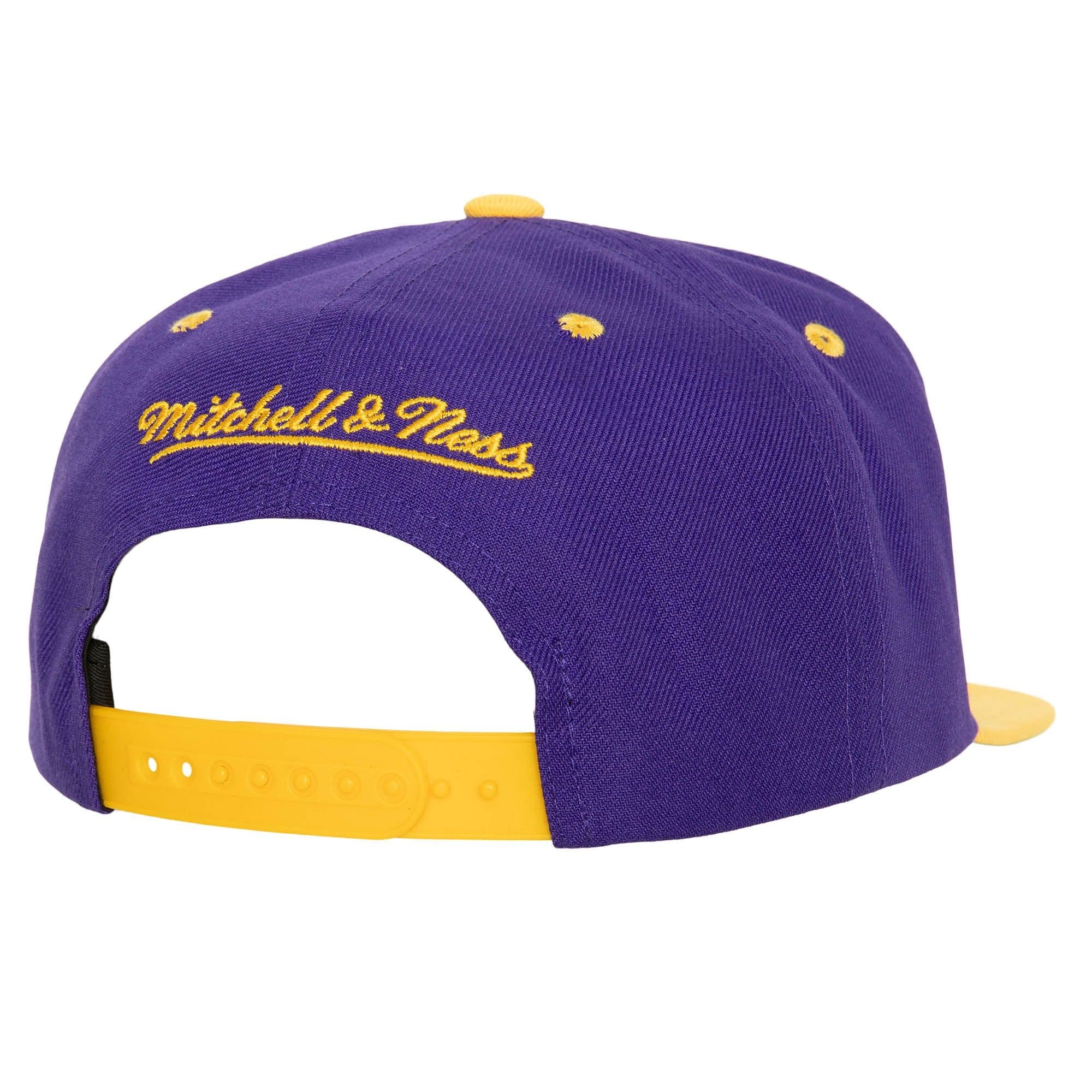 Бейсболка Mitchell & Ness Buzz Snapback Los Angeles Lakers Hat