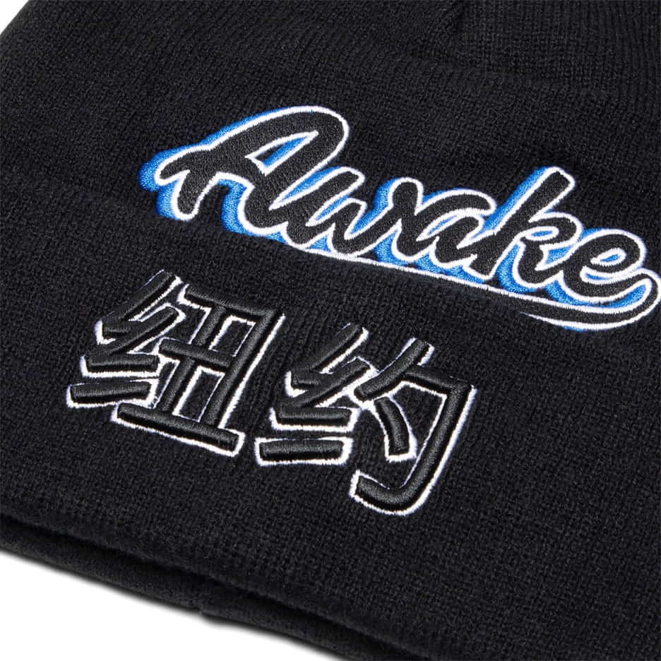 Awake-Chinatown-Script-Beanie-Black-2