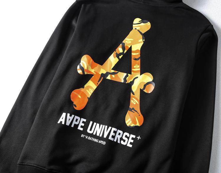 Худи AAPE Universe Orange Camo