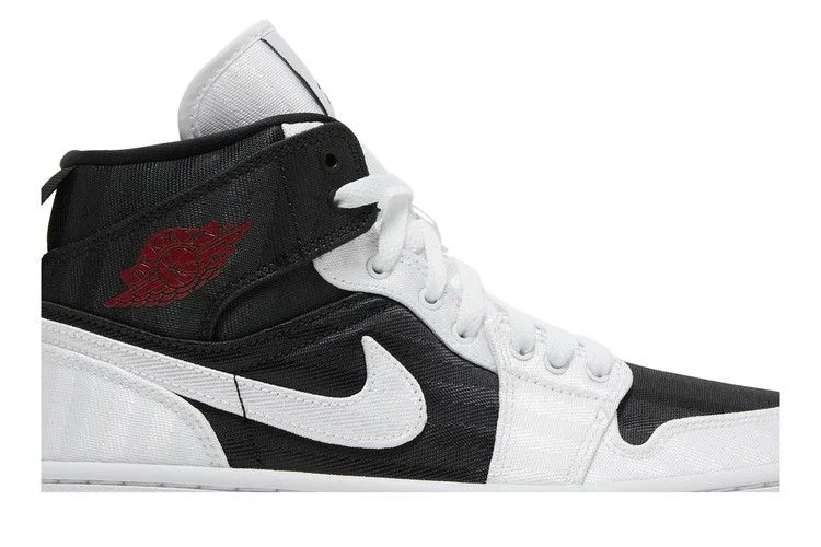 Кроссовки Wmns Air Jordan 1 Mid SE Utility 'White Black Gym Red'