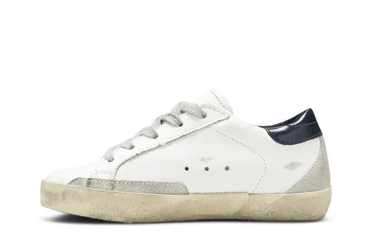 Кроссовки Golden Goose Superstar Kids 'White Blue Cream'