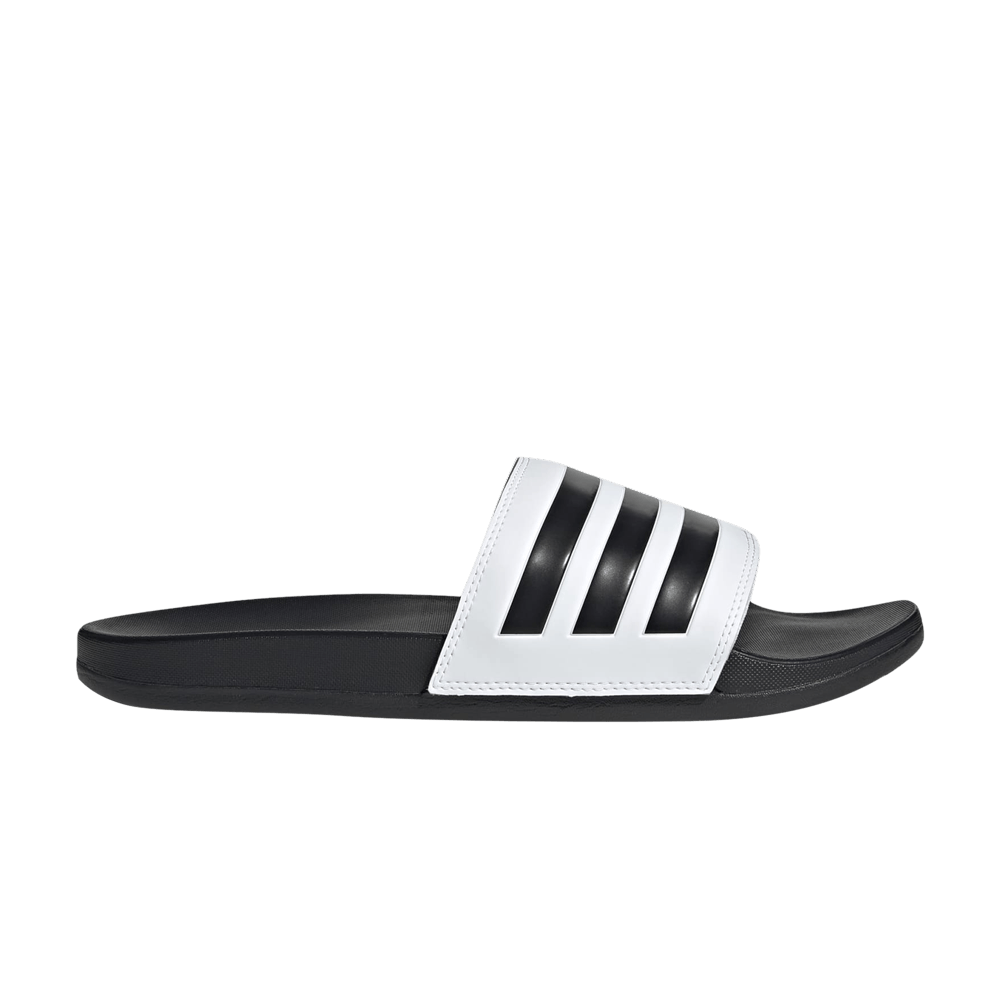 Adidas Adilette Comfort Slide 'White Black'