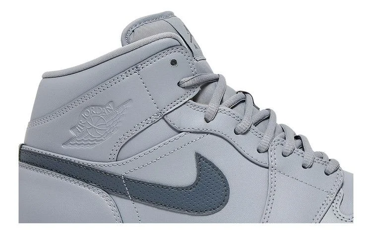 Кроссовки Air Jordan 1 Mid 'Wolf Grey'
