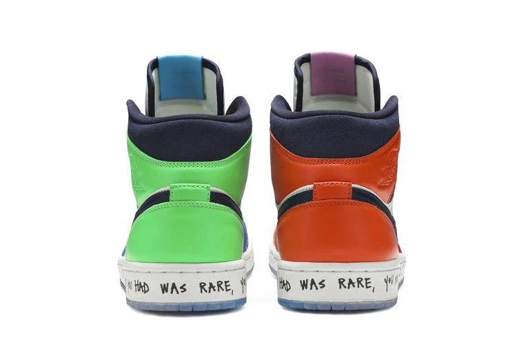 Кроссовки Melody Ehsani x Wmns Air Jordan 1 Mid 'Fearless'
