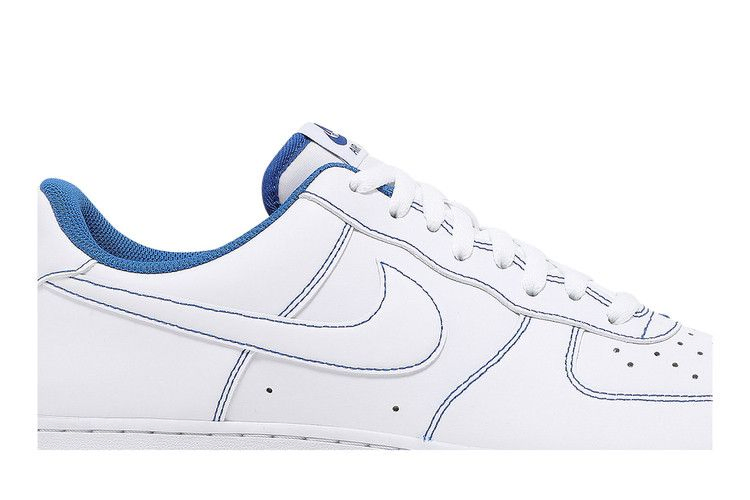 Кроссовки Nike Air Force 1 '07 'Contrast Stitch - White Game Royal'