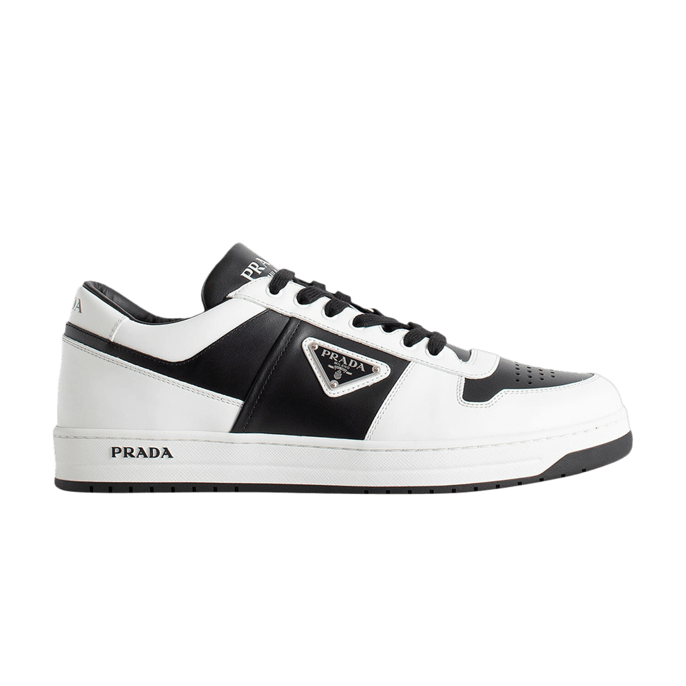 Кроссовки Prada Downtown Leather 'White Black'