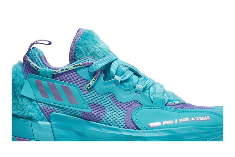 Кроссовки Monsters Inc. x adidas Dame 7 EXTPLY Big Kid 'Sulley'