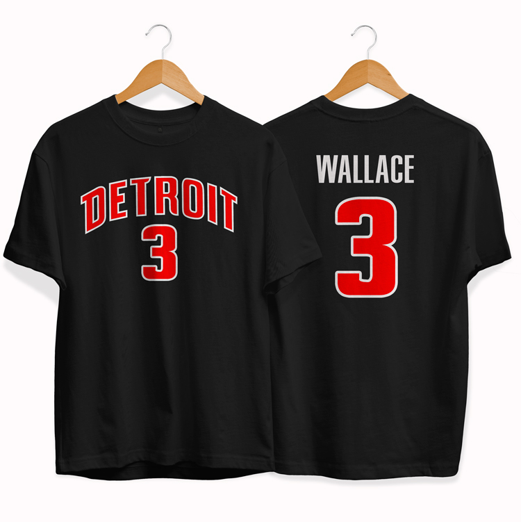 Футболка Detroit Pistons 3 Ben Wallace tee by slamdunk