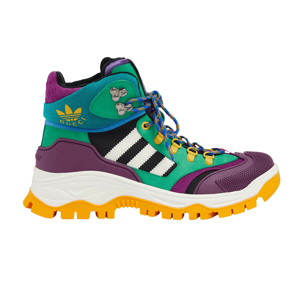 Кроссовки Adidas x Gucci Lace Up Boot 'Purple Green'