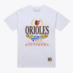 Mitchell-Ness-White-Baltimore-Orioles-Pennant-Chase-T-Shirt-300x300