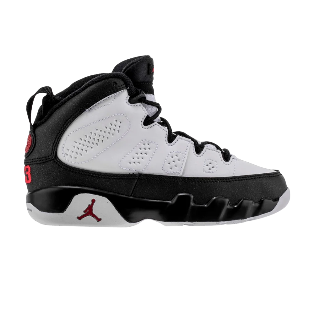 Krossovki-Air-Jordan-9-Retro-PS-White-Varsity-Red