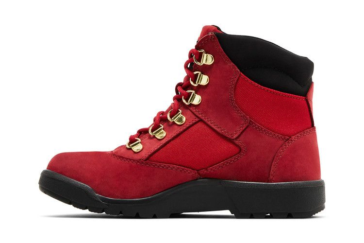 Кроссовки Timberland 6 Inch Field Boot Junior 'Dark Red Black'