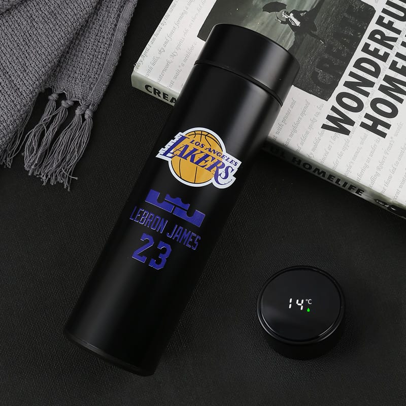 Бутылка для воды Jinduo Lakers James Black Thermos