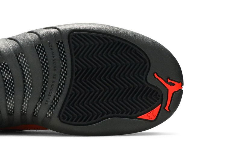 Кроссовки Air Jordan 12 Retro Low BG 'Black Max Orange'