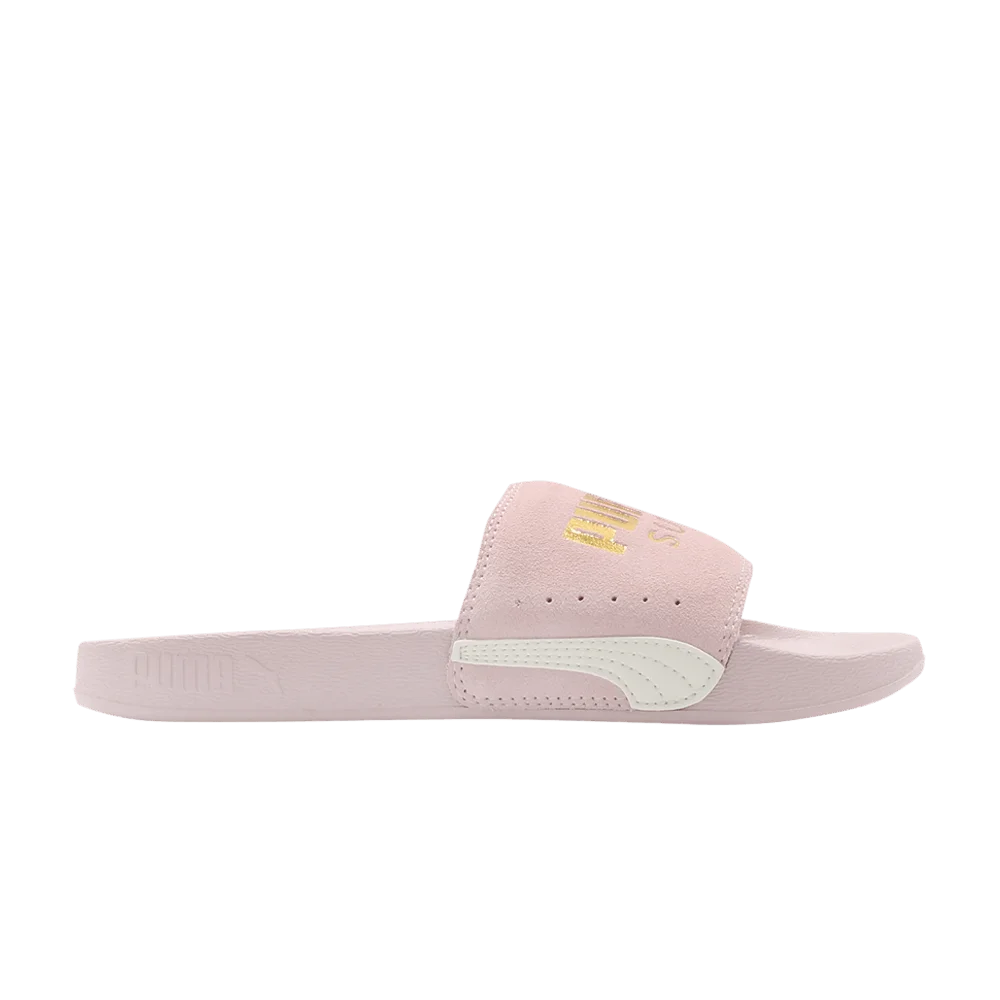 Puma-Wmns-Leadcat-FTR-Suede-Slide-Classic-Pink-Gold