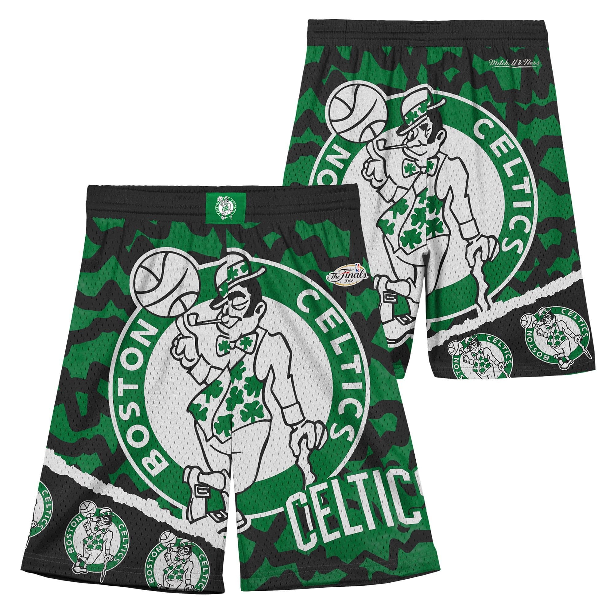 Спортивные шорты Mitchell & Ness Big Face Jumbotron Mesh Boston Celtics Shorts